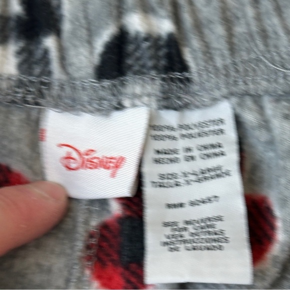 Disney Pajama Pants Womens XL Mickey Mouse Fleece Lounge Sleepwear Plaid Pajama - Picture 4 of 8